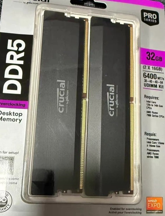 Ddr5 Ram - 32GB DDR5 6000MHz RAM Kiti, 16GB