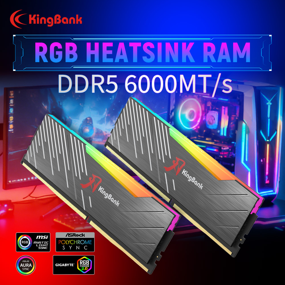 Ddr5 4800Mhz - KingBank KRRB DDR5 RGB SoarBlade Serisi