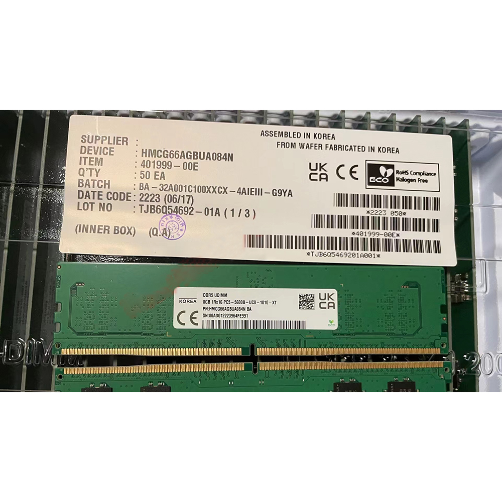 Ddr5 8Gb - 1 adet HMCG66AGBUA084N RAM 8 GB