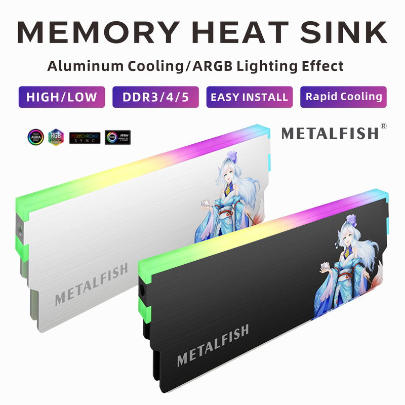 METALFISH DRAM Soğutucu 5 V-3P - Ddr5 Ram incelemesi ve fiyatı